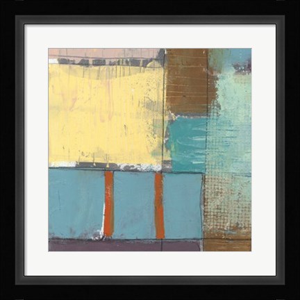 Framed Pastel City I Print