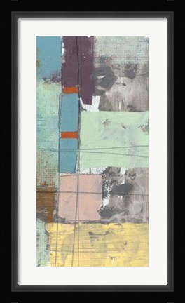 Framed Pastel City IV Print