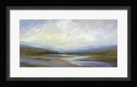 Framed Distant Mountains Print
