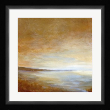 Framed Amber Light II Print