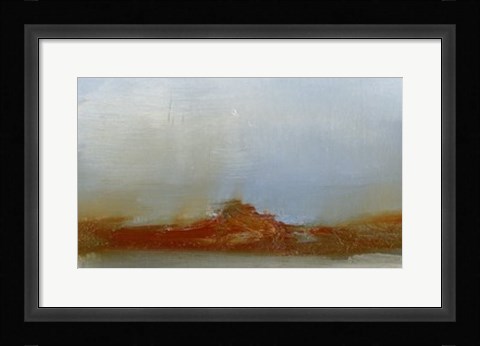 Framed Red Horizon IV Print