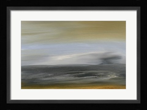 Framed Solitude Sea I Print