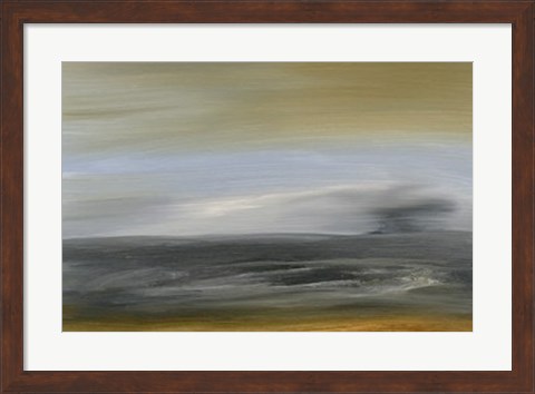 Framed Solitude Sea I Print