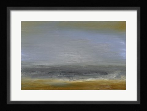 Framed Solitude Sea II Print