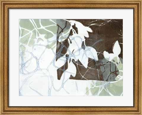 Framed Leaf Inclusion IV Print