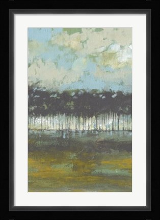 Framed Golden Field I Print