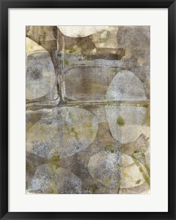 Framed River Rock III Print