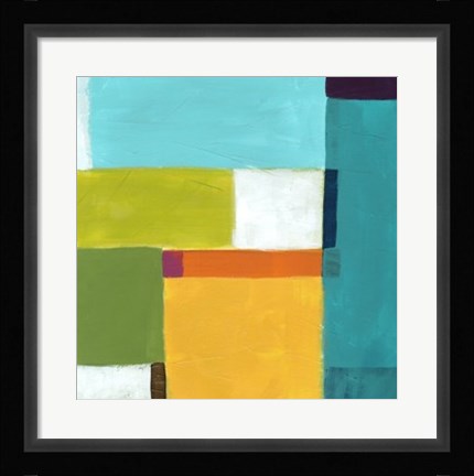 Framed City Square I Print