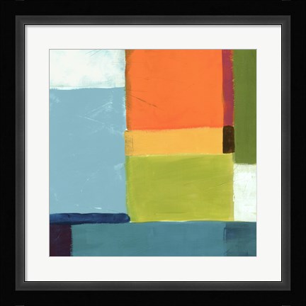 Framed City Square III Print