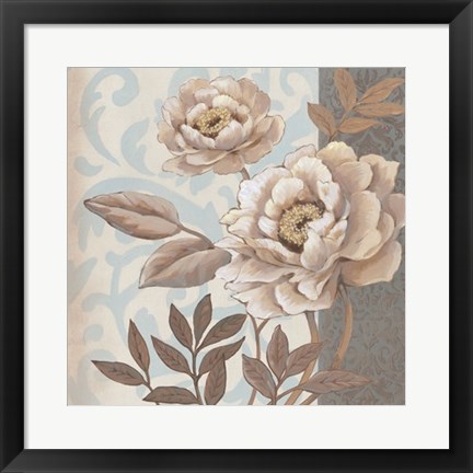 Framed Parisian Peony I Print