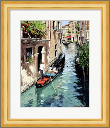 Framed Canal Interno Print