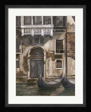 Framed Venetian Facade I Print