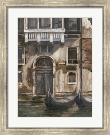 Framed Venetian Facade I Print