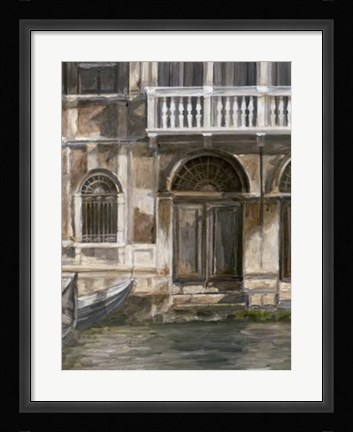 Framed Venetian Facade I Print