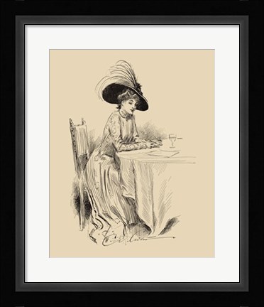 Framed Rendez-vous Print