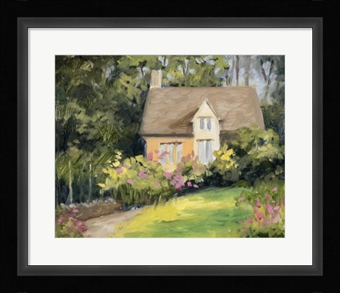 Framed Cotswold Cottage III Print