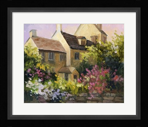 Framed Cotswold Cottage V Print