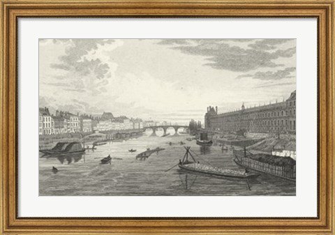 Framed Pont Des Arts Print