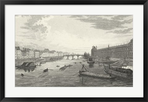Framed Pont Des Arts Print