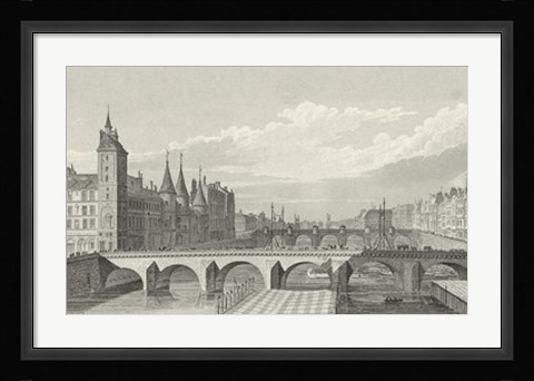 Framed Pont Au Change Print