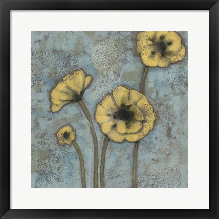 Framed Sun Poppies II Print