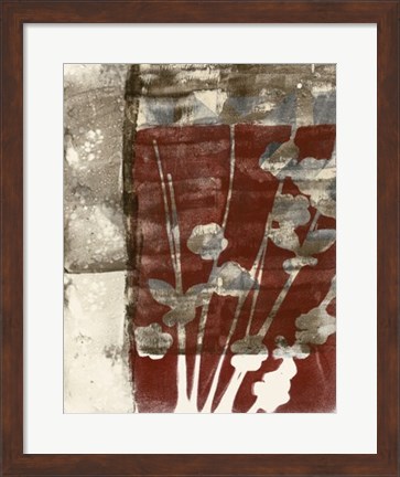 Framed Rustic Blossoms I Print