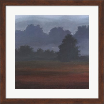 Framed Early Morning Mist I Print