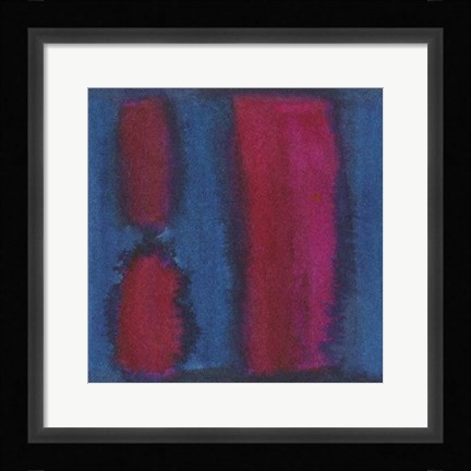 Framed Indigo Meditation II Print