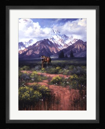 Framed Flowers for Mama Print