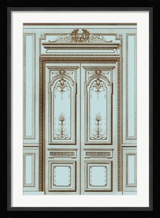 Framed French Salon Doors I Print