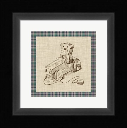 Framed Retro Toys II Print