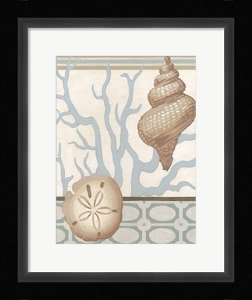Framed Coastal Tranquility II Print