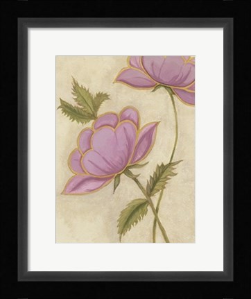 Framed Flower Medley III Print
