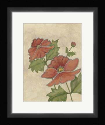 Framed Flower Medley IV Print