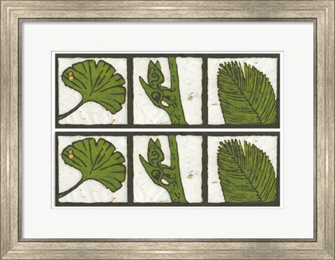 Framed 2-Up Verde Botanical IV Print