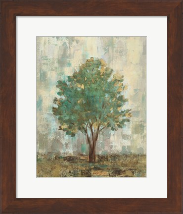 Framed Verdi Trees II Print