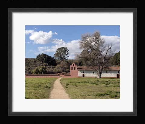 Framed La Purisima Mission, Lompoc, California Print