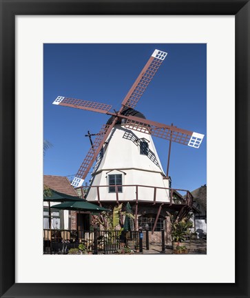 Framed Santa Ynez Valley of Santa Barbara County, California Print