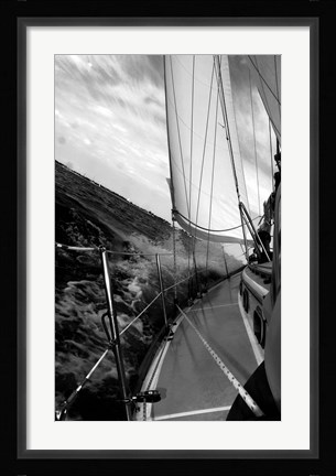 Framed Not Unlike the Waves Print