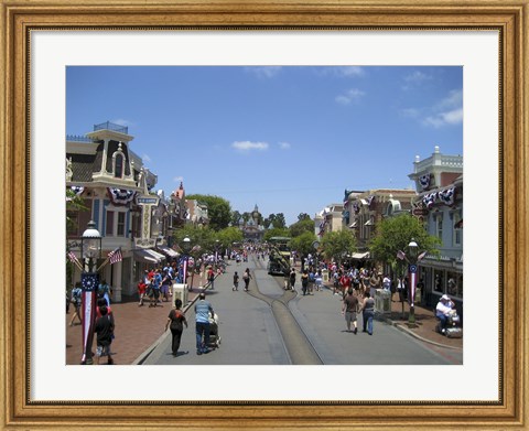 Framed Disneyland Main Street Print