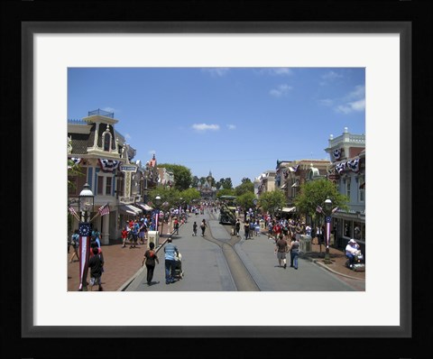 Framed Disneyland Main Street Print