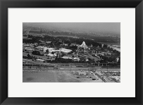 Framed Disneyland From The Air, 1964 Print