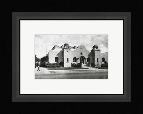 Framed Anaheim Citrus Packing House Print