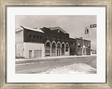 Framed Buick Motor Company &amp; Greensboro Motor Company Guilford County, NC 1979 Print