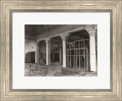 Framed First Floor of Greensboro Motor Company Guilford County, NC Print