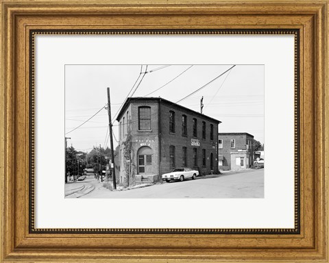 Framed Salem Manufacturing Company, Arista Cotton Mill, Winston-Salem, Forsyth County, NC Print