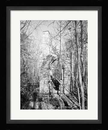 Framed McCulloch Gold Mill, Copper Branch Guilford County, North Carolina Print