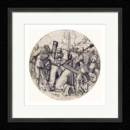 Framed Christ Carrying the Cross Print