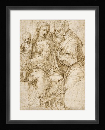 Framed Holy Family Print