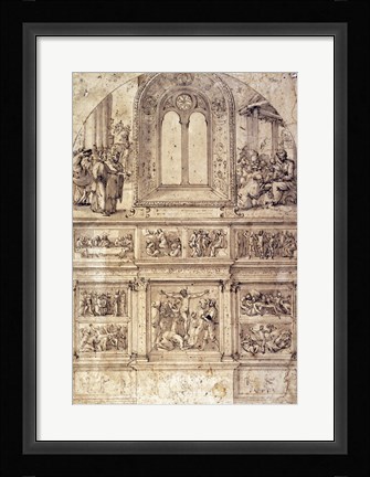 Framed Project for a Wall Decoration Print